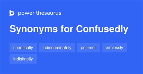Confusedly - Definition, Meaning & Synonyms Vocabulary. . Confusedly synonym